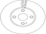 2X Disco Freno Trw DF6793 Per Mazda 2 Hatchback (Dl Dj) MX-5 Iv (Nd) 43 9Mm