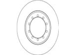 2X Disco Freno Trw DF6711 Per Ford Transit MK-7 Van Transit MK-7 Bus 43 9Mm