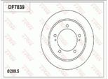 2X Disco Freno Trw DF7839 Per Suzuki Jimny (Fj) Jimny Iv Suv (A6G) 45 9Mm 289Mm