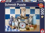 Puzzle 500 Pezzi Gatti In Cucina