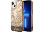 Guess Guhcp14Mhgplhc Custodia Rigida Per Iphone 14 Plus / 15 Plus 6,7 Ocra Collezione Porcellana