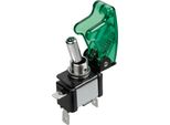 Interruttore A Leva Con Fusibile - 12/24V - Verde - 20A