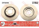 2X Disco Freno Trw DF6698 Per Peugeot 308 Sw Ii 308 Ii 308 Iii Sw 48Mm