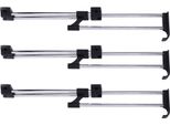 Set Di 3 X Appendiabiti, Estensibile Da 30 A 52 Cm, Appendiabiti Estensibile Per Guardaroba, Appendiabiti Estraibile Da Avvitare, Appendiabiti Salvaspazio Per Appendiabiti E Appendipantaloni, Accessori Per Guardaroba