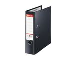 Cartella A Leva A4 Esselte No.1 Power Vivida Plus, Plastica Piena, Dorso 8 Cm, Nero
