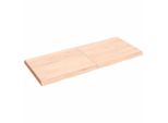 Piano Del Tavolo 140X60X(2-6) Cm In Legno Massiccio Non Trattato Bordo Albero