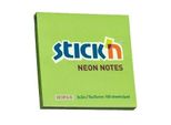 Stick'n Hopax, 76X76 Mm, Verde Neon, 100 Fogli