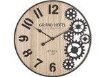 Mauro Ferretti Orologio Da Parete Grand Ø 60X4,5 Cm Nero Marrone