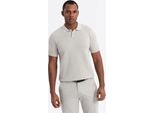 Ombre Clothing T-Shirt Da Uomo Con Colletto Alii Beige Xl
