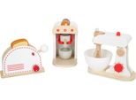 Small Foot - Set Di Elettrodomestici Da Cucina In Legno, Set Di 3 Pezzi