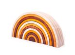 Bigjigs Baby Legno Pieghevole Arcobaleno Naturale Grande
