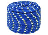 Vidaxl Corda Da Barca Blu 12 Mm 100 M Polipropilene