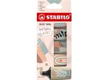 Stabilo 07/05-31-10 Stabilo Evidenziatore Boss Mini Naturevibes, Scatola Da 5