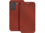 Avizar, Custodia In Carbonio Xiaomi Poco X7 Pro Supporto Per Scheda Video, Marrone Scuro
