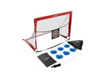 ArtSport Pop-up Fußballtor Goal Master - 2er Set mit Zubehör, 2 Fußballtore Indoor, Garten - Rot