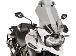 Cupolino Puig Touring Con Deflettore Fumè Chiaro Per Triumph Tiger Explorer