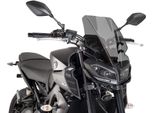 Cupolino Puig Naked Touring Fumè Scuro Omologato Abe Per Yamaha