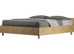 Ityhome - Letto Contenitore 160X190 Quercia Nuamo
