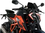 Cupolino Puig Naked Sport Nero Omologato Abe Per Ktm