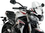 Cupolino Puig Naked Sport Trasparente Omologato Abe Per Triumph