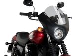 Cupolino Puig Semicarenato Fumè Chiaro Per Harley Davidson Street