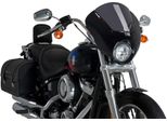 Cupolino Puig Semicarenato Fumè Scuro Per Harley Davidson Softail Low Rider