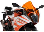 Cupolino Puig Z-Racing Arancio 525X420Mm Omologato Abe Per Ktm