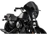 Cupolino Puig Semicarenato Fumè Scuro Per Harley Davidson