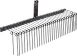 Rastrello Trainato Vevor, Arieggiatore Trainato Da 1830 Mm Con 32 Denti In Acciaio, Rastrello Per Prato Da Agganciare Alla Categoria 1, Attacco A 3 Punti Per Trattore, Per Foglie, Aghi Di Pino, Paglia Ed Erba
