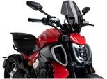 Cupolino Regolabile Puig Naked Fumè Scuro Per Ducati Diavel V4