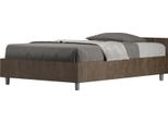 Ityhome - Letto Una Piazza E Mezza Contenitore 120X190 Noce Nuamo