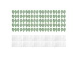 100PCS Pianta Arrampicata Parete Luce Clip Parete Vite Fissaggio Clip Autoadesivo Gancio Vite Trazione