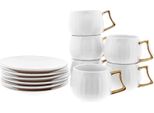 Set Di Tazze Demitasse In Porcellana - Eleganza Senza Tempo In Tre Design Esclusivi Oro