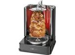 Döner-Multigrill DVG 3686, Elektrogrill schwarz, 1.400 Watt