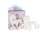 Tikiri Giocattolo Da Dentizione Unicorno Zucchero Filato Bambino Sonaglio Regalo
