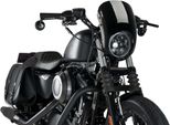 Cupolino Puig Semicarenato Nero Per Harley Davidson
