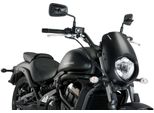 Cupolino Puig Semicarenato Nero Per Kawasaki Vulcan S