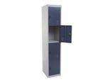 SchließFach Preston T163, SchließFachschrank Wertfachschrank Spind, Metall 180X38X45Cm ~ Anthrazit-Grau