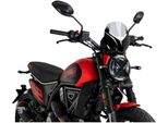 Cupolino Puig Naked Sport Fumè Chiaro Omologato Abe Per Ducati