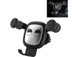 Big Eyes Gravity Pattern Cartoon Air Vent Auto Mount Phone Holder (Nero)