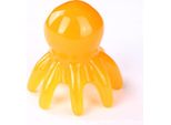 Inf Massaggiatore Per Cuoio Capelluto Octopus - Grande Pettine Massaggiante Per Agopressione Arancione
