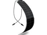 Pannello Solare Flessibile, Alta Efficienza 24%, Design Leggero, Bianco 50W 19,8V