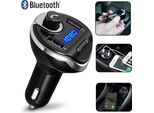 Trasmettitore Fm Bluetooth Wireless Radio Hands Free Car Kit MP3 Audio Player Con Caricatore Usb Nero