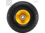Succebuy Ruota Runflat In Pu, 10 Pollici, Confezione Da 2, 400 Lbs Di Carico Dinamico, 450 Lbs Di Carico Statico, Pneumatici Tubeless A Prova Di Foratura Per Carretti A Mano, Carrelli Da Trasporto, Carrelli E Rimorchi Da Giardino