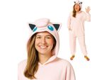 Onesie Kigurumi Pigiama Pokemon Jigglypuff Travestimento Xl: 175 - 185Cm