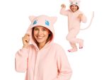 Onesie Kigurumi Pigiama Pokemon Mew Travestimento Costume Xl: 175 - 185Cm