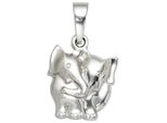 KettenanhäNger Jobo "AnhäNger Elefant", Silber (Silber 925), SchmuckanhäNger, Damen, Silber 925 (Sterlingsilber), KettenanhäNger, 925 Silber