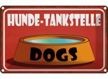 Vianmo Insegna Di Latta 20X30 Cm Hunde Tankstelle Dogs