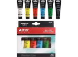 Artix PP181 Set Di Colori Acrilici 6 Colori X 35 Ml