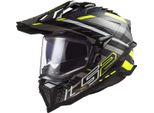 Casco Da Motocross LS2 MX701 Explorer Carbon Edge, Nero/Giallo, 2XL (63/64)